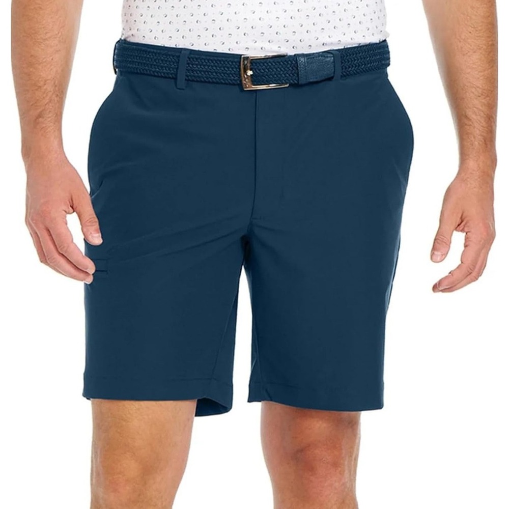 Greg Norman Blue Men's Stretch Golf Shorts 40‎ New Comfort Performance Casual